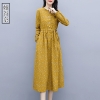 Mã B025: đầm váy dài tay cotton thời trang nữ khí chất thời trang cao cấp