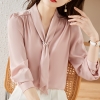Mã D345: áo sơ mi nữ nhẹ nhàng hiện đại