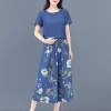 Mã B113: set bộ nữ mùa hè cao cấp quần ống rộng sang trọng thanh lịch thời trang nữ mới big size
