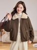 Mã L937: Áo khoác parka cổ lông retro dành cho nữ mùa đông
