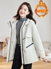 Mã L984: Áo khoác parka nữ lót lông cừu và dày dặn kiểu dáng mới mùa đông