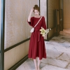 Mã B330: đầm váy đẹp cao cấp ngắn tay