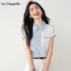 Mã M065: Áo sơ mi cổ polo phối màu đẹp mắt, tôn dáng và thanh lịch.