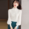 Mã E696: áo sơ mi nữ tay bồng Phong cách hàn quốc