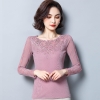 Mã C480: áo sơ mi nữ dài tay hoa văn
