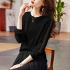 Mã L306: Áo thun dài tay cho nữ cao cấp cổ tròn nhẹ nhàng