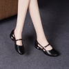 Mã M029: Giày sandal bít mũi mùa hè mới dành cho nữ, chất liệu da mềm, đế mềm