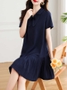 Mã L450: đầm chữ A dáng suông