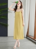 Mã M032: Đầm cao cấp dành cho nữ, dáng rộng, không tay