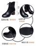 Mã A732 Giá 1820K: giày boot da Martin nữ giày cổ ngắn gót vuông