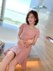 Mã B745: đầm cao cấp Nail Diamond Cổ tròn