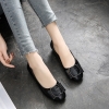 Mã A731 Giá 1290K: giày bệt nữ da bò mềm miệng tròn đầu xuân mới giày da nữ đế mềm êm chân