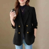 Mã K614: áo khoác cổ vest nữ sang trọng