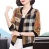 Mã D418: áo khoác mỏng voan hoa Pc phương tây giảm tuổi