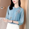 Mã B581: sơ mi nữ tính mùa hè