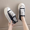 Mã K773: Giày vải đế dày Qingting cho nữ