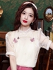 Mã M120: Áo kiểu chiffon thêu hình bướm tuyệt đẹp dành cho nữ, thiết kế