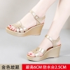 Mã M245: giày cao cấp sandal đế xuồng nữ, kiểu dáng mùa hè mới, chống trơn trượt, chống mài mòn