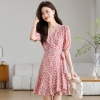 Mã L449: đầm ngắn phong cách mới mùa hè nữ cao cấp
