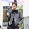 Mã K637: Áo khoác cho nữ mùa thu đông áo khoác len hai mặt cao cấp