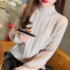 Mã A006 Giá 690K: Áo len nữ cổ cao xoắn