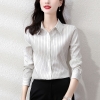 Mã D491: áo sơ mi nữ cao cấp thời trang nhẹ nhàng mới