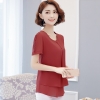 Mã B278: Áo sơ mi voan nữ rộng che bụng big size