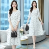 Mã B320: đầm váy đẹp chấm bi phong cách hàn quốc