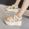 Mã M243: giày cao cấp sandal đế xuồng cho nữ, kiểu dáng mùa hè