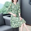 Mã C825: đầm trung niên giảm tuổi thời trang mới phong cách phương tây