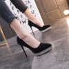 Mã A229 Giá 1480K: giày cao gót nữ gót nhọn cao 12cm màu đen, đỏ