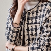 Mã B894: áo khoác nữ cardigan ngắn kẻ sọc nhỏ xuân thu