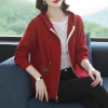 Mã M337: Áo khoác cardigan dệt kim có mũ dành cho nữ, kiểu dáng mới Xuân/Thu/Đông cao cấp