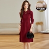 Mã K589: Váy len cao cấp dệt kim cashmere