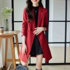 Mã K691: áo khoác nữ dáng dài cao cấp kiểu Anh