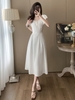 Mã L499: Váy đẹp tay bồng kiểu dáng dài