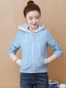 Mã K436: Áo khoác gió dáng ngắn nữ xuân thu phong cách Hàn Quốc mới
