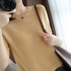 Mã D177: áo len nữ ngắn tay đơn giản