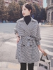 Mã D452: áo khoác nữ cao cấp thời trang Xiaoxiangfeng houndstooth