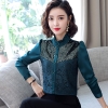 Mã L605: Áo sơ mi ren chiffon nữ cao cấp dài tay