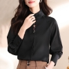 Mã K935: Áo sơ mi satin phong cách mới cho nữ