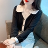 Mã E149: áo sơ mi voan nữ thiết kế kiểu phương Tây