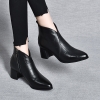 Mã C389: giày boot nữ mũi nhọn cao cấp