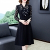 Mã A821: đầm váy big size quý phái cao cấp phong cách tây khí chất big size