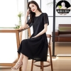 Mã L794: đầm váy nữ trung niên cao cấp sang trọng thanh lịch mới