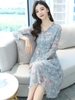 Mã A848: Đầm voan hoa kiểu mới đầu xuân hè tay dài kiểu Pháp