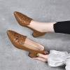 Mã B445: giày lười nữ cao cấp da bóng