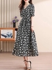 Mã L240: váy đẹp cao cấp chiffon hoa cho nữ cao cấp cao cấp khí chất