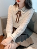 Mã L382: Áo sơ mi nữ cao cấp chiffon dài tay thời trang