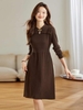 Mã K589: Váy len cao cấp dệt kim cashmere